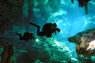 buceo en cavernas